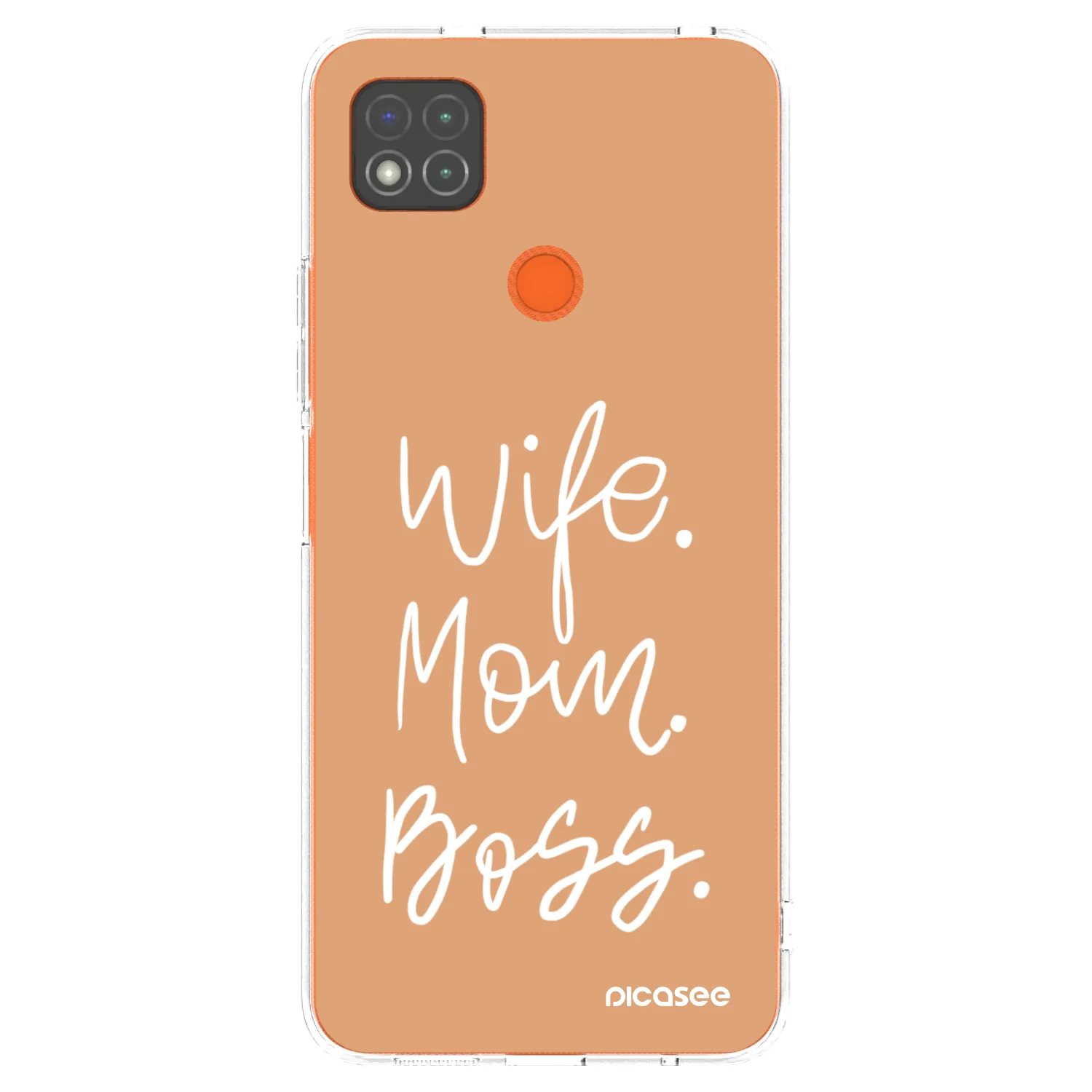 Picasee Xiaomi Redmi 9C Hülle - Transparentes Silikon - Boss Mama