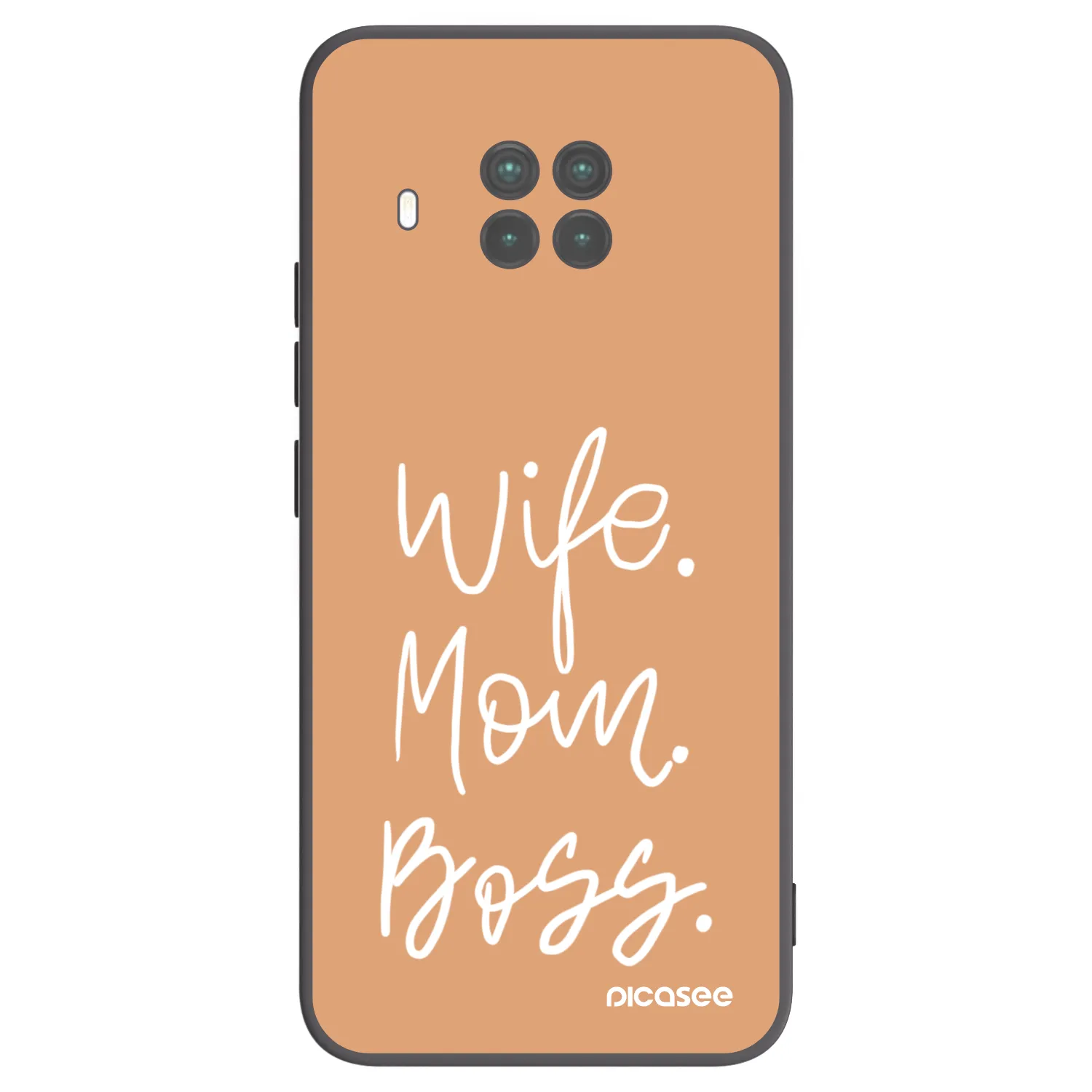 Picasee Xiaomi Mi 10T Lite Hülle - Schwarzes Silikon - Boss Mama