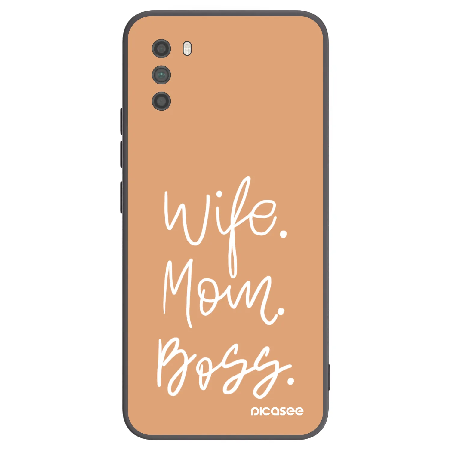 Picasee Xiaomi Poco M3 Hülle - Schwarzes Silikon - Boss Mama