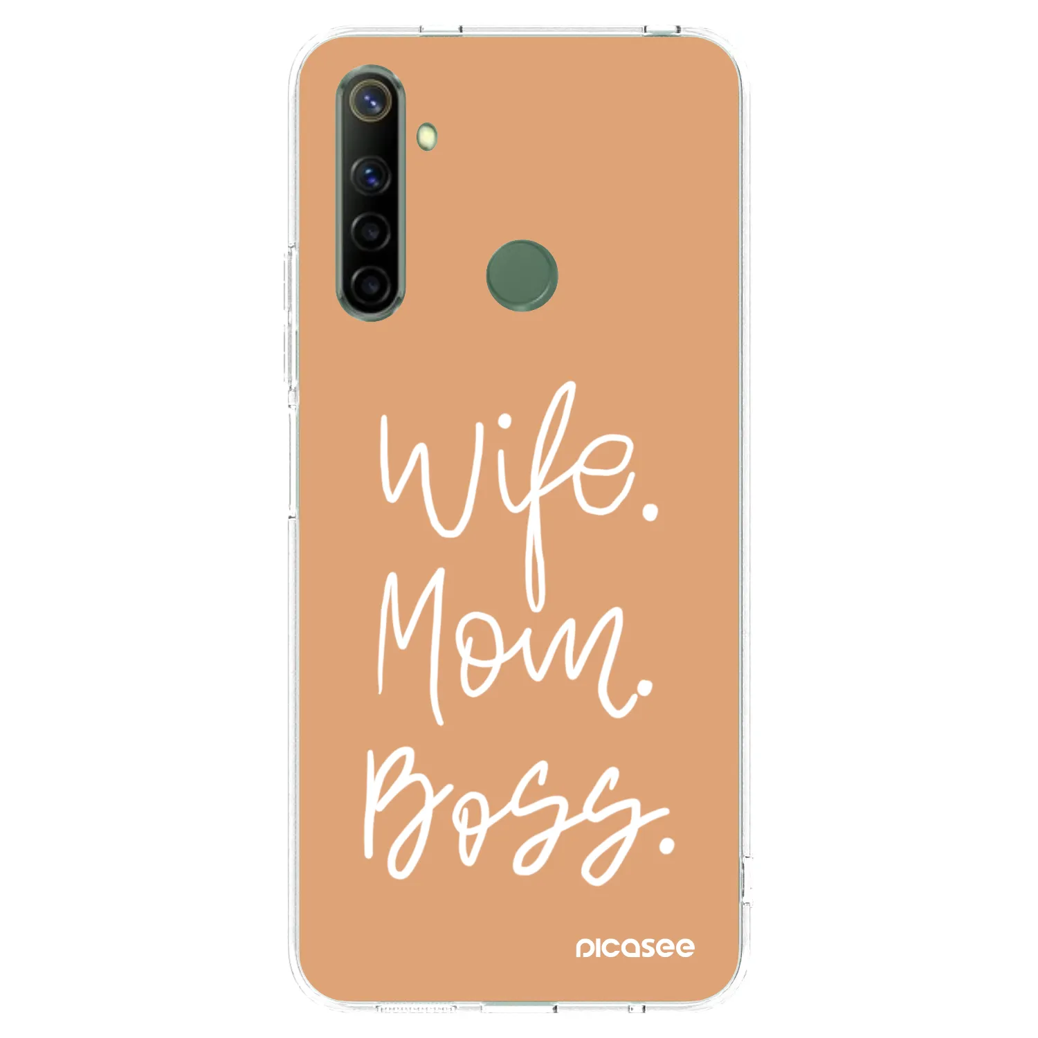 Picasee Realme 6i Hülle - Transparentes Silikon - Boss Mama