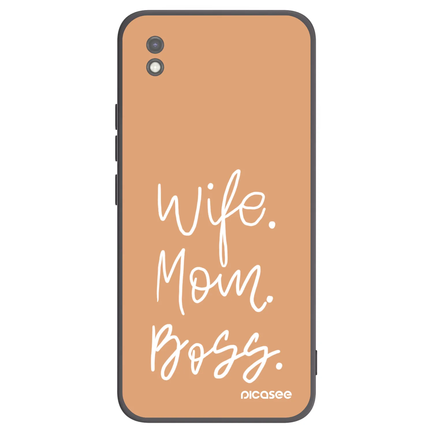 Picasee Xiaomi Redmi 9AT Hülle - Schwarzes Silikon - Boss Mama