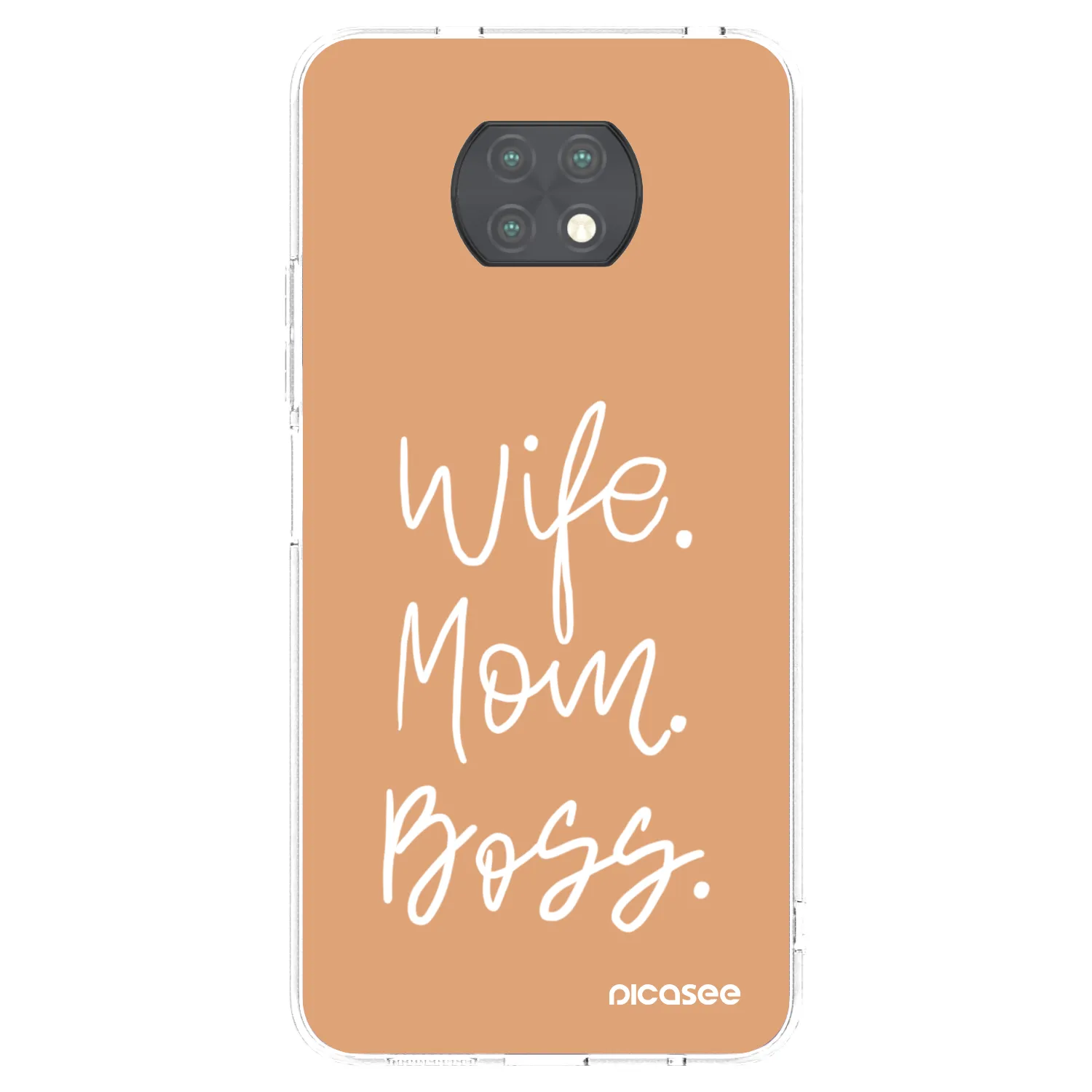 Picasee Xiaomi Redmi Note 9T Hülle - Transparentes Silikon - Boss Mama