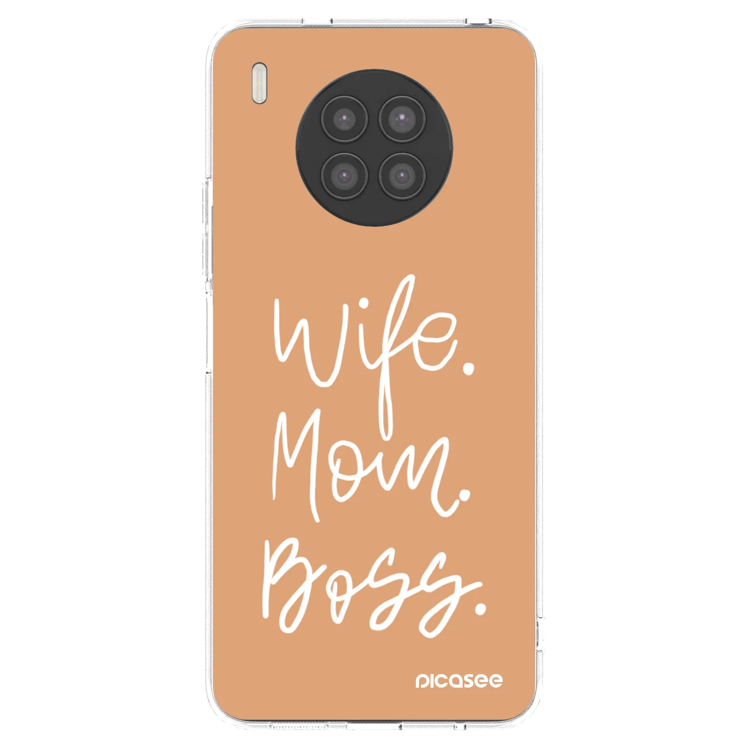 Picasee Huawei Nova 8i Hülle - Transparentes Silikon - Boss Mama