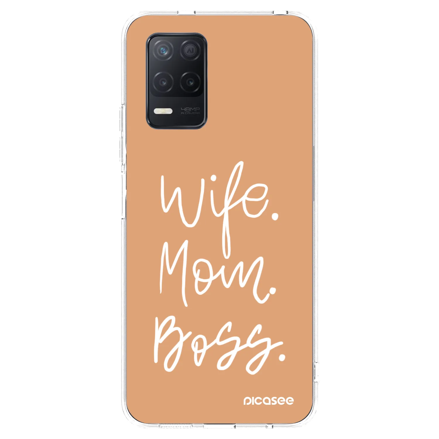 Picasee Realme 8 5G Hülle - Transparentes Silikon - Boss Mama