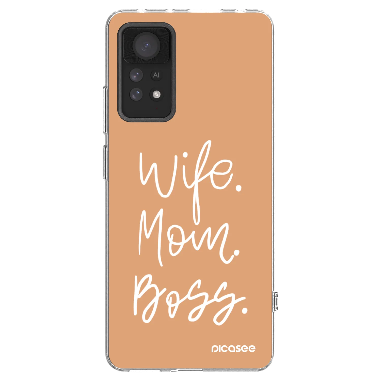 Picasee Xiaomi Redmi Note 11 Pro 5G Hülle - Transparentes Silikon - Boss Mama