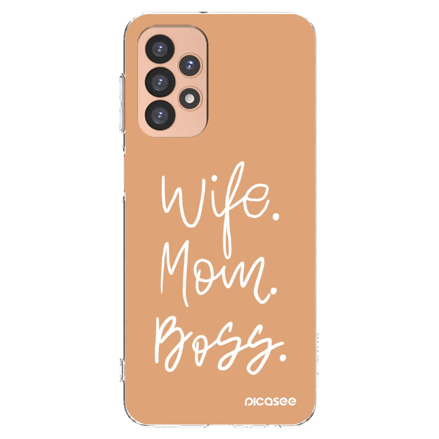Picasee Samsung Galaxy A23 A236B 5G Hülle - Transparentes Silikon - Boss Mama