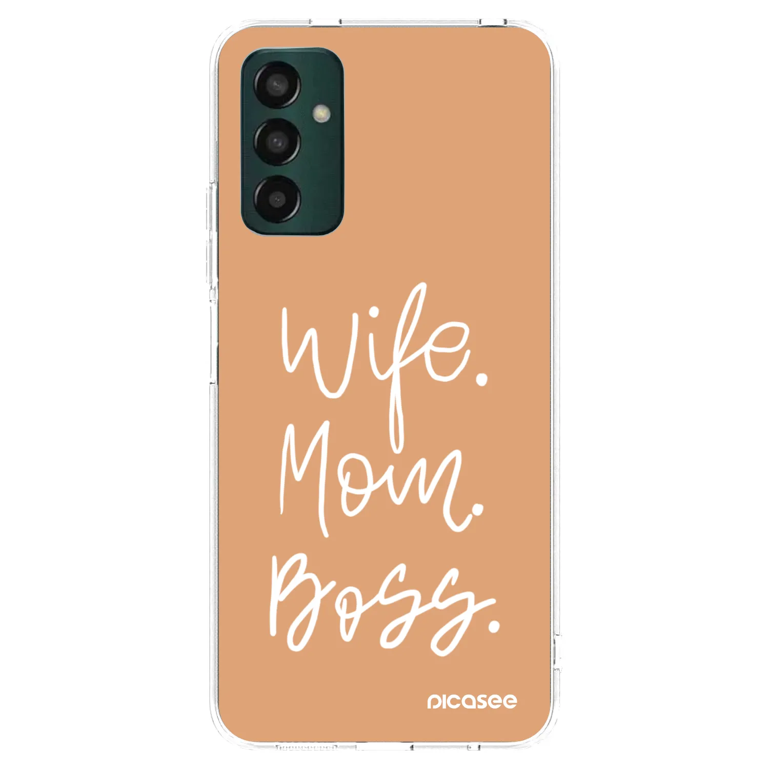 Picasee Samsung Galaxy M23 5G Hülle - Transparentes Silikon - Boss Mama
