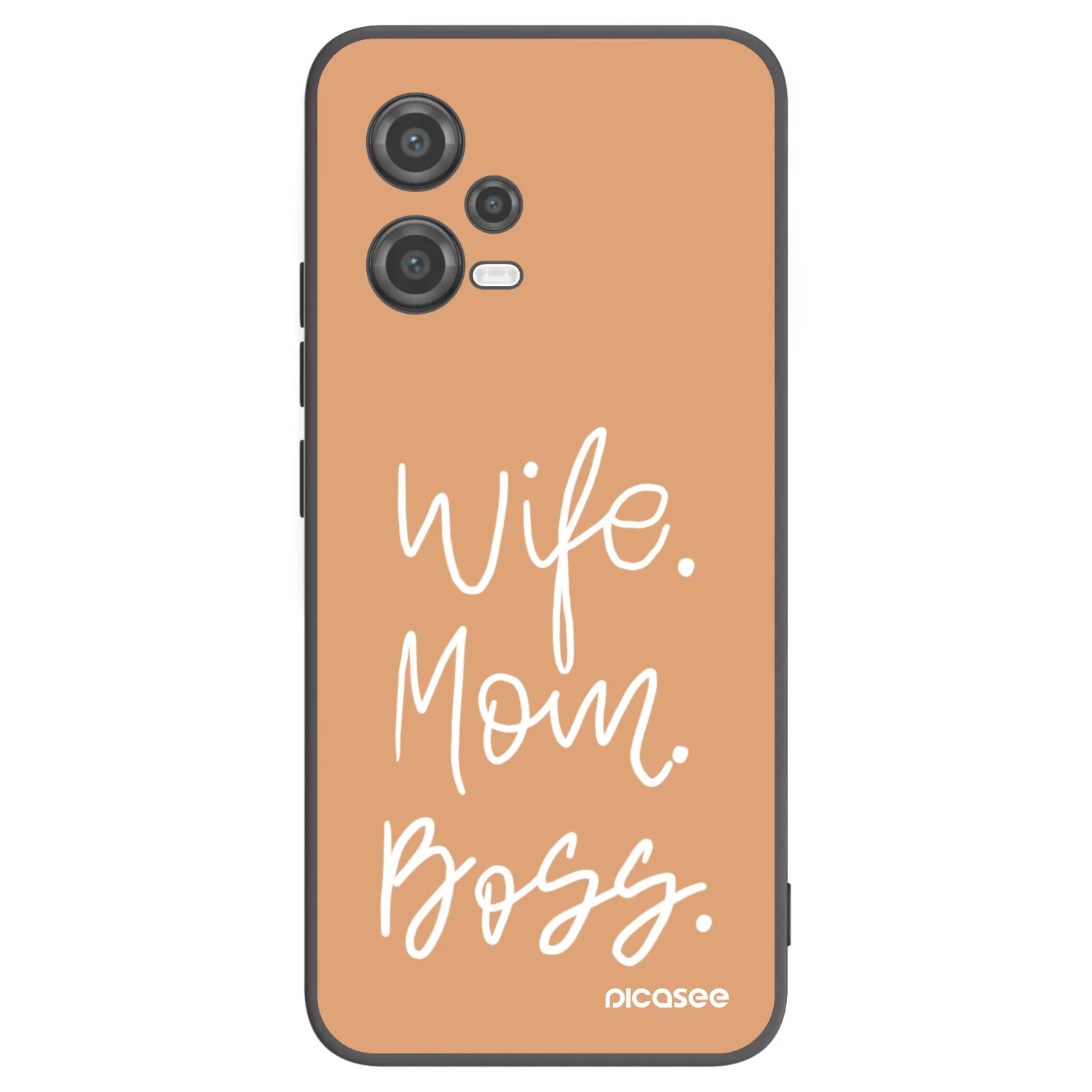 Picasee Xiaomi Poco X5 Hülle - Schwarzes Silikon - Boss Mama