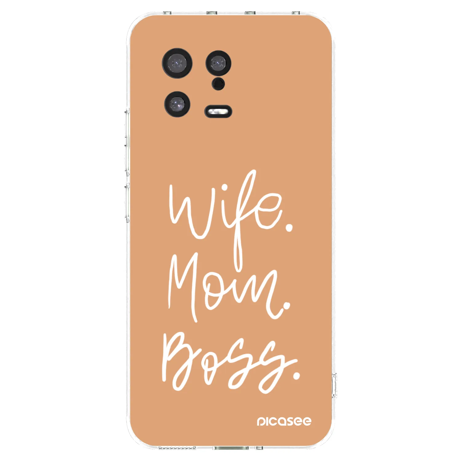 Picasee Xiaomi 13 Hülle - Transparentes Silikon - Boss Mama