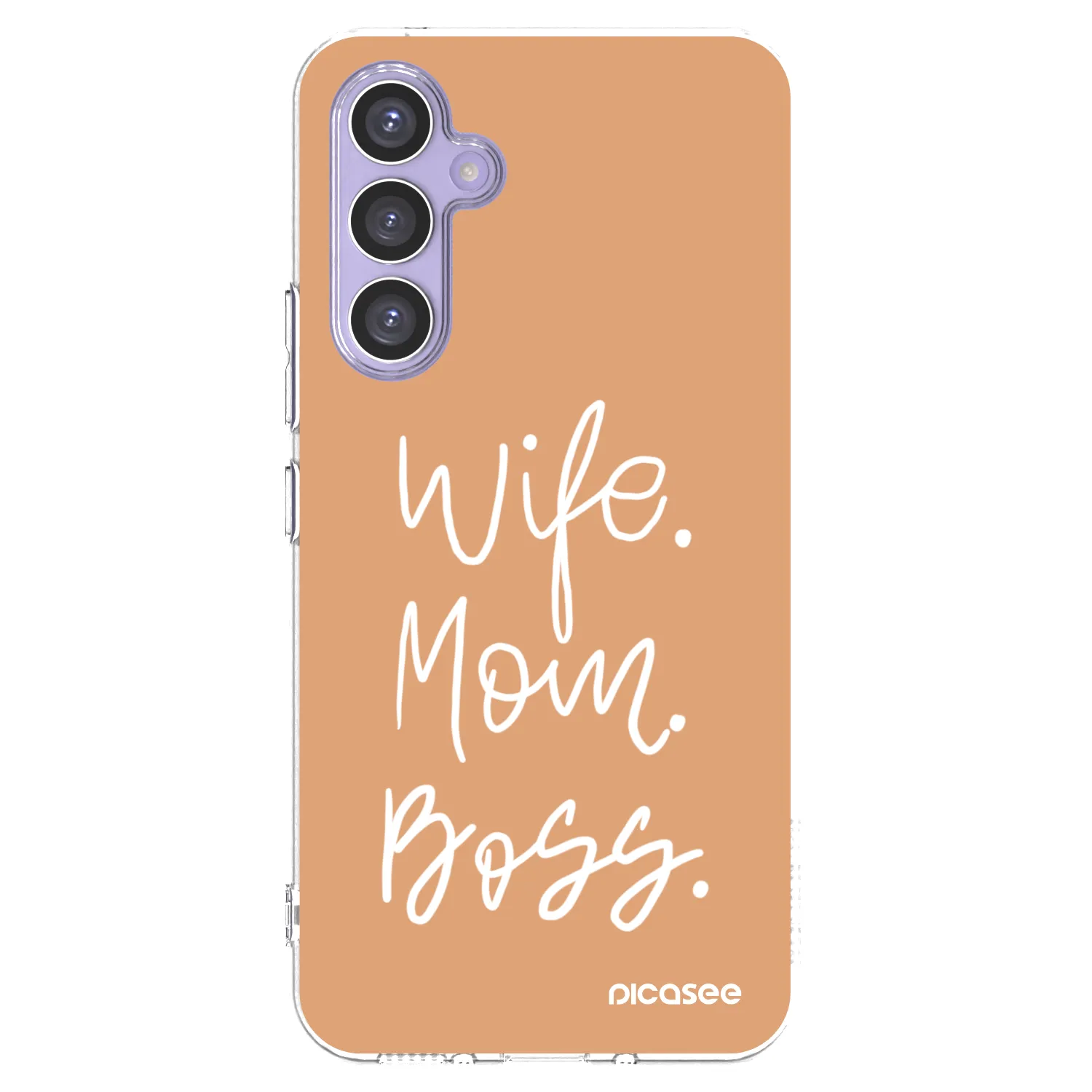 Picasee Samsung Galaxy A54 5G A546B Hülle - Transparentes Silikon - Boss Mama