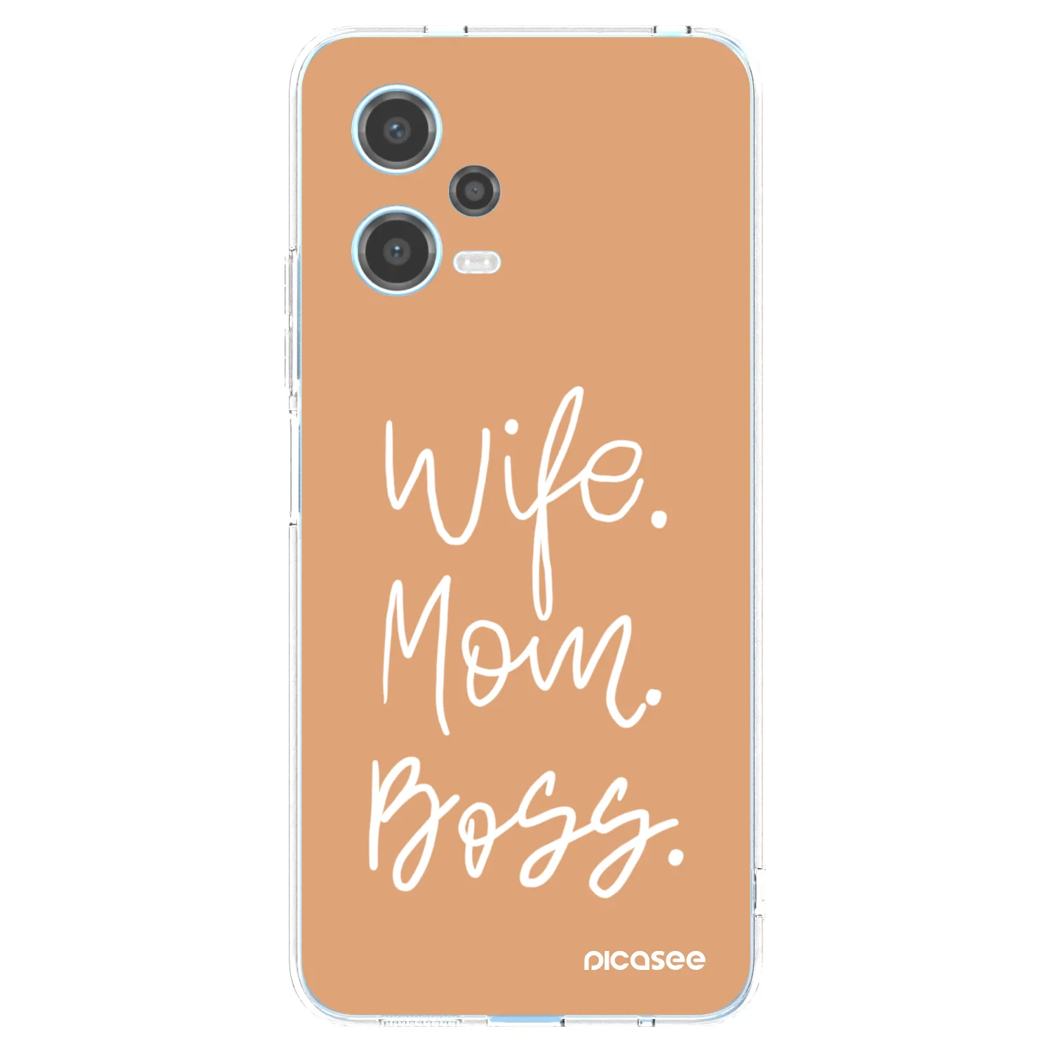 Picasee Xiaomi Redmi Note 12 5G Hülle - Transparentes Silikon - Boss Mama