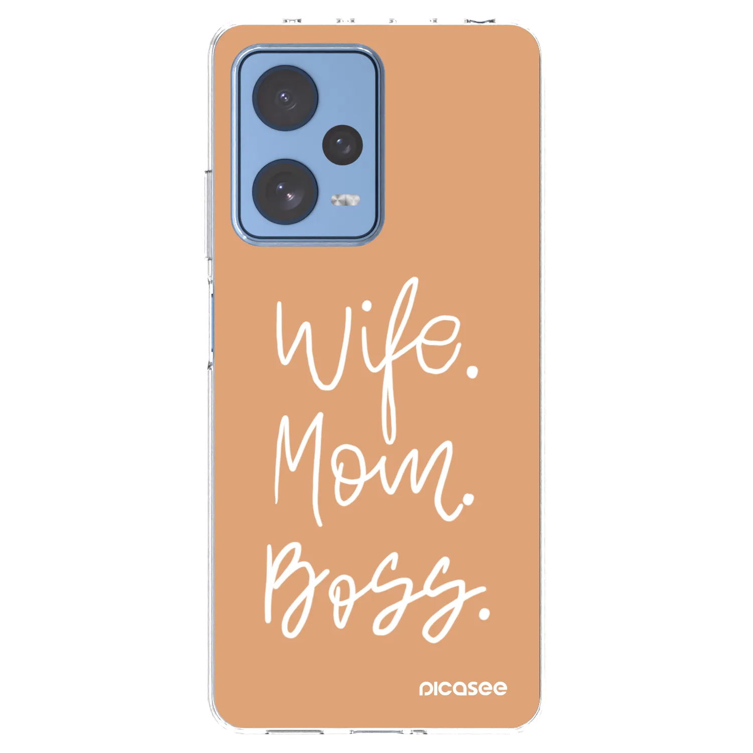 Picasee Xiaomi Redmi Note 12 Pro 5G Hülle - Transparentes Silikon - Boss Mama