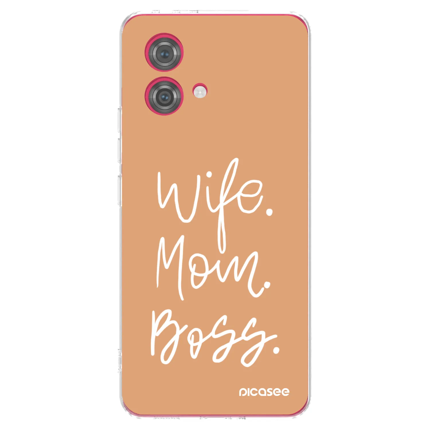 Picasee Motorola Moto G84 5G Hülle - Transparentes Silikon - Boss Mama