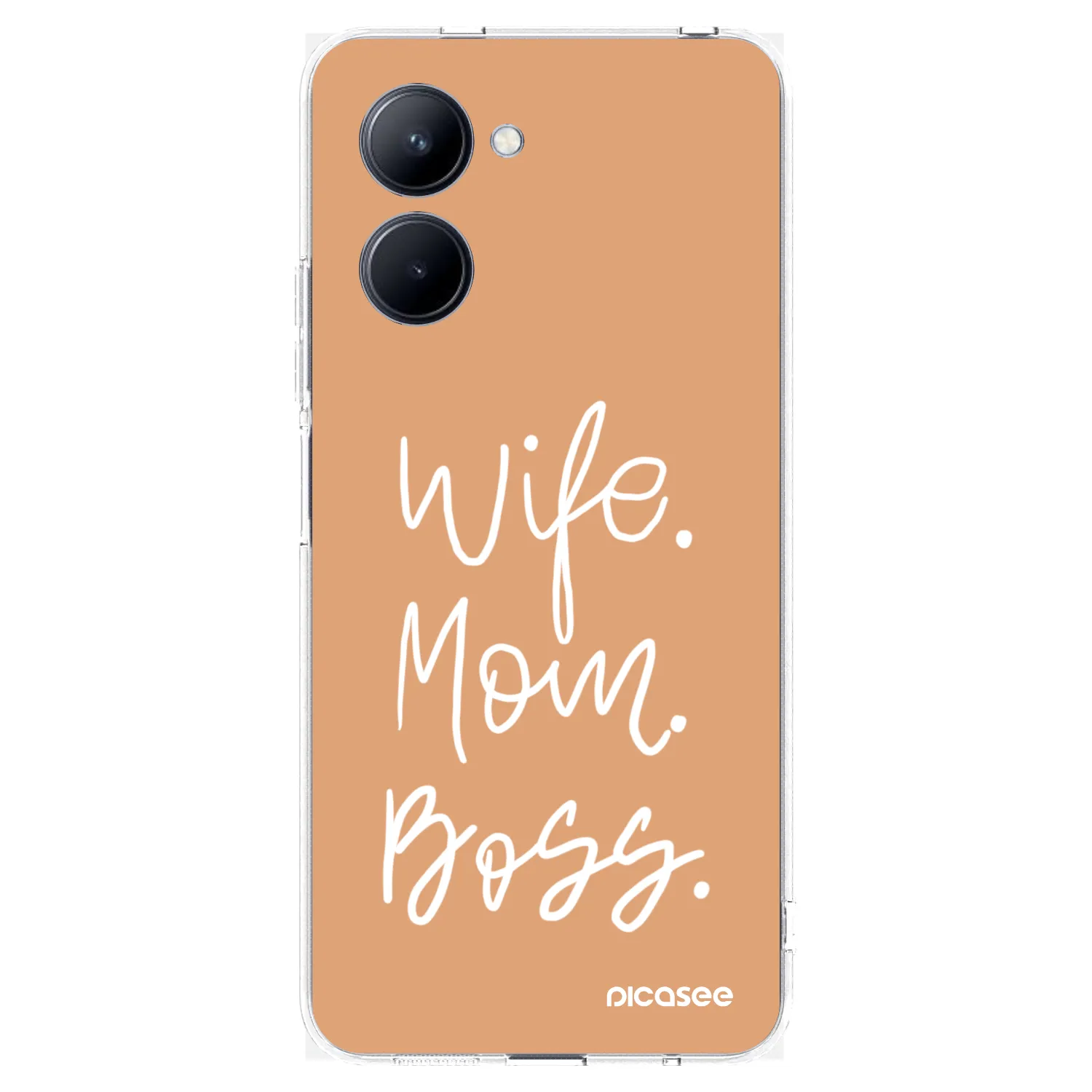 Picasee Realme C33 (2023) Hülle - Transparentes Silikon - Boss Mama