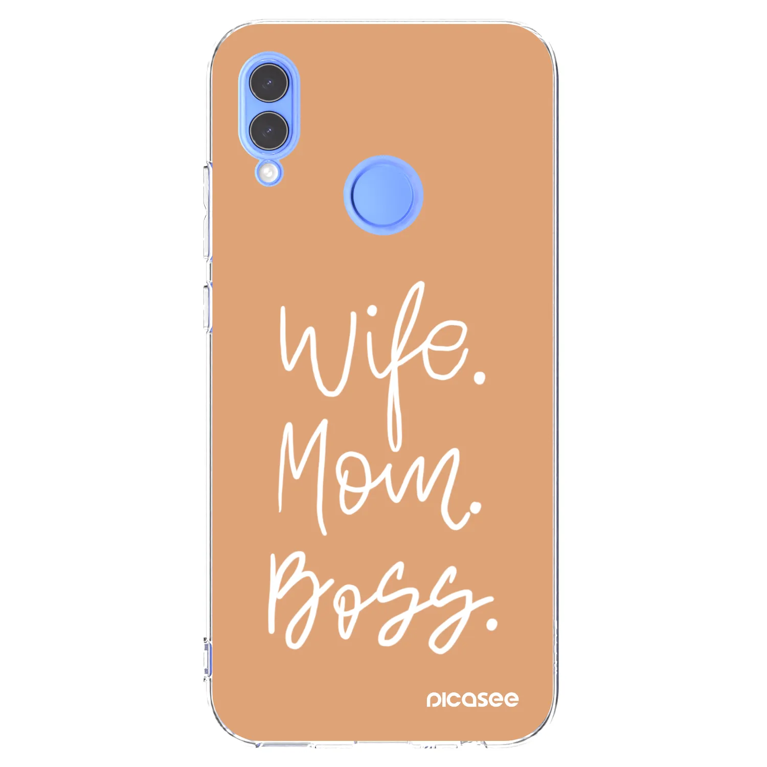 Picasee Huawei P Smart 2019 Hülle - Transparentes Silikon - Boss Mama