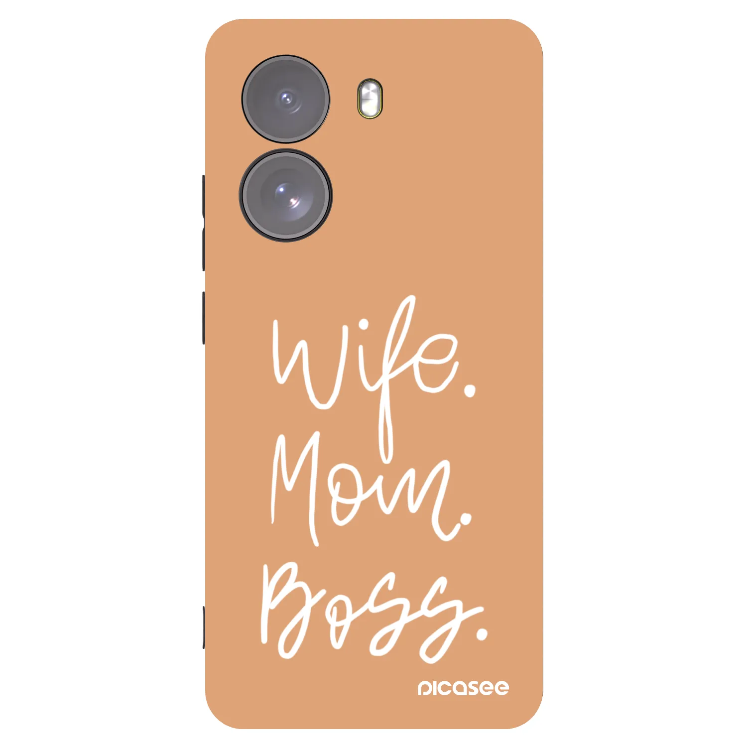 Picasee Xiaomi Poco X7 Hülle - Schwarzes Silikon - Boss Mama