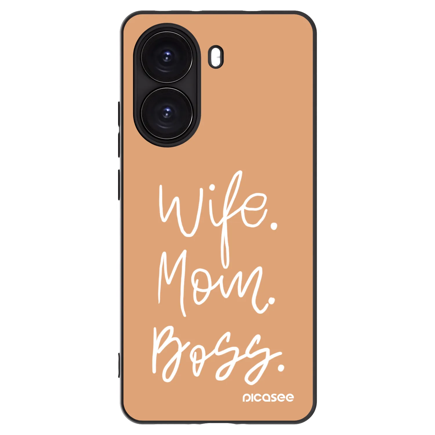 Picasee Xiaomi Poco X7 Pro 5G Hülle - Schwarzes Silikon - Boss Mama