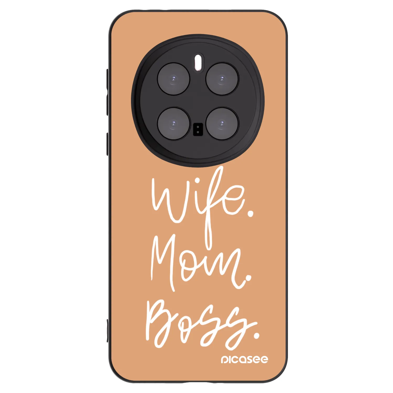 Picasee Honor Magic7 Pro 5G Hülle - Schwarzes Silikon - Boss Mama