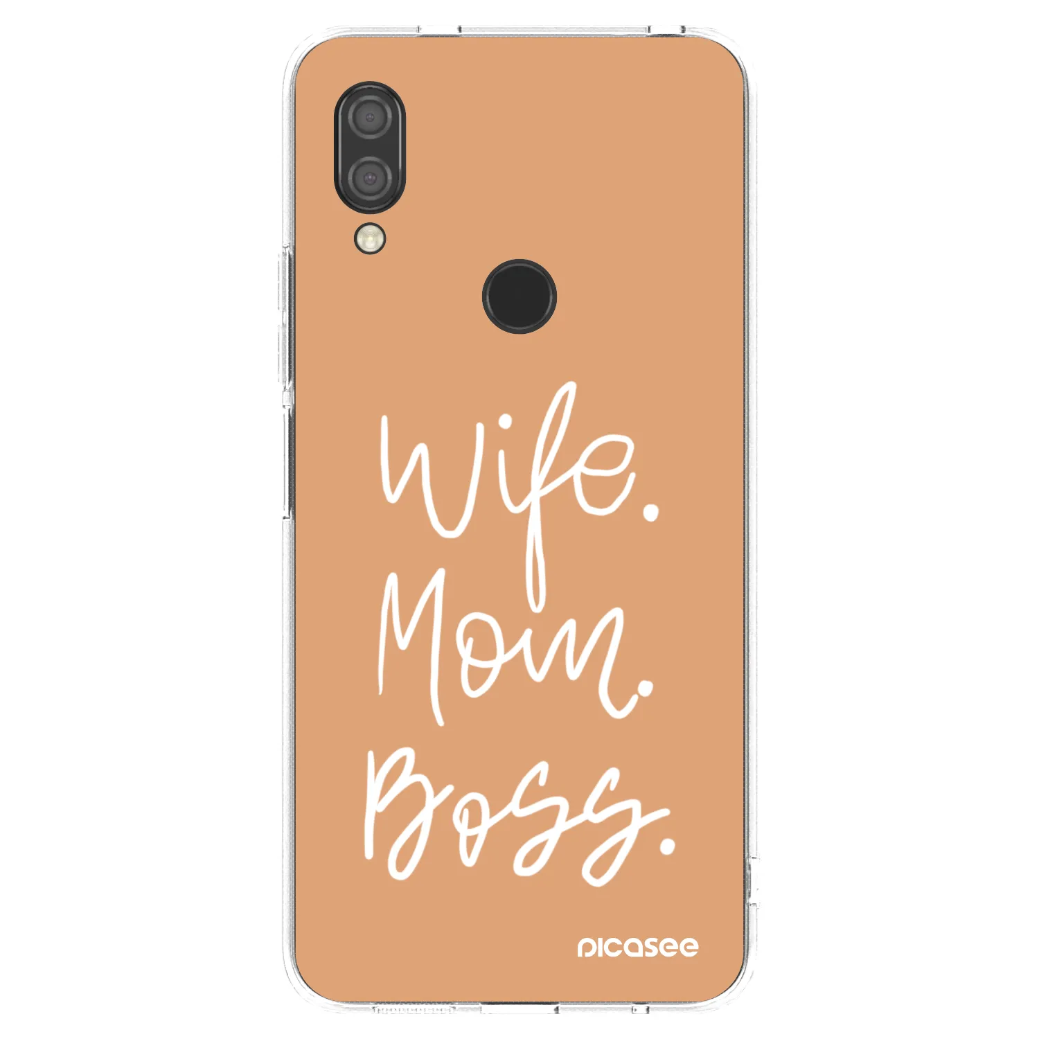 Picasee Xiaomi Redmi 7 Hülle - Transparentes Silikon - Boss Mama