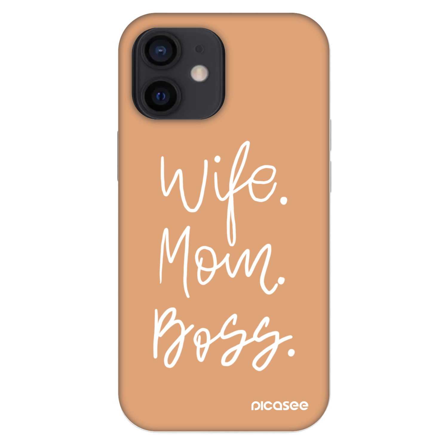 Picasee Fashion Case für Apple iPhone 12 mini - Boss Mama