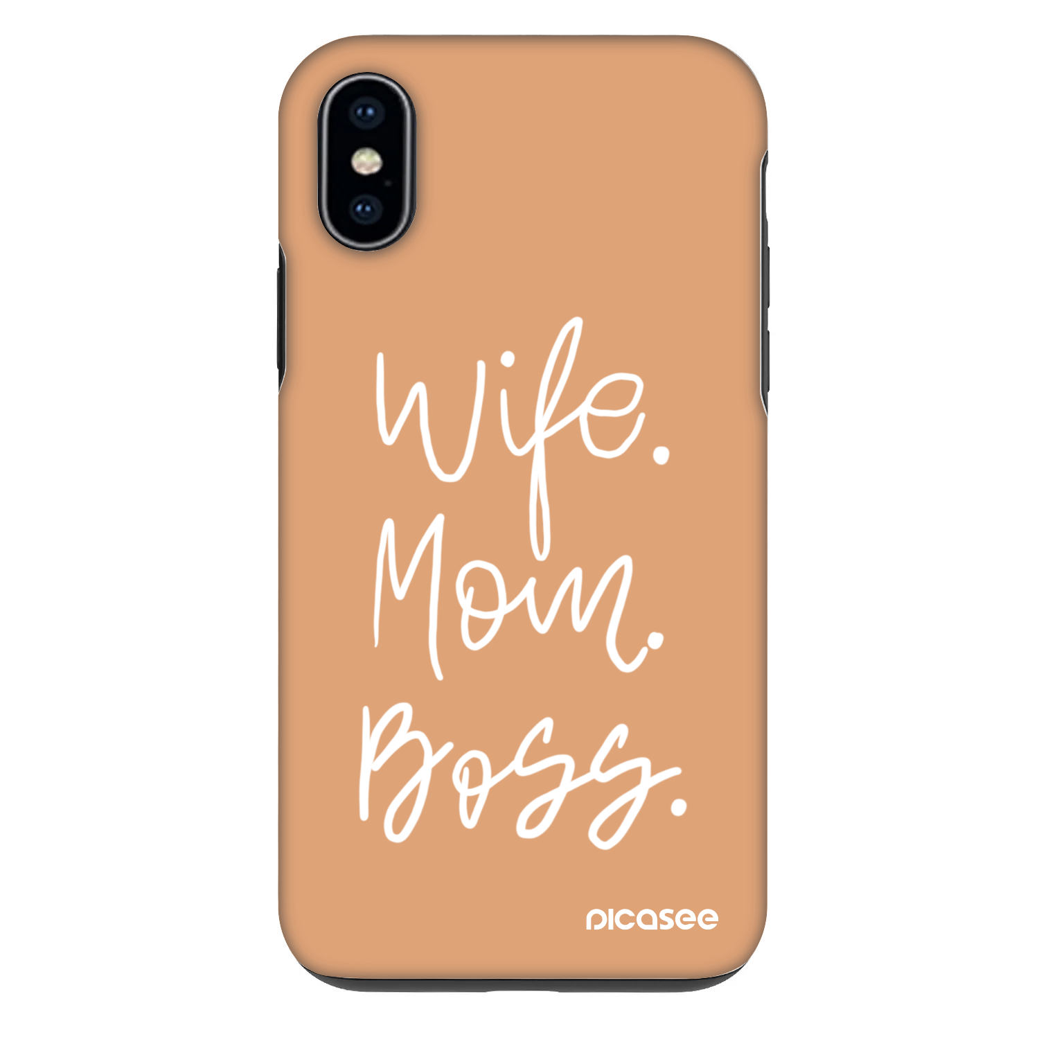 Picasee Fashion Case für Apple iPhone X/XS - Boss Mama