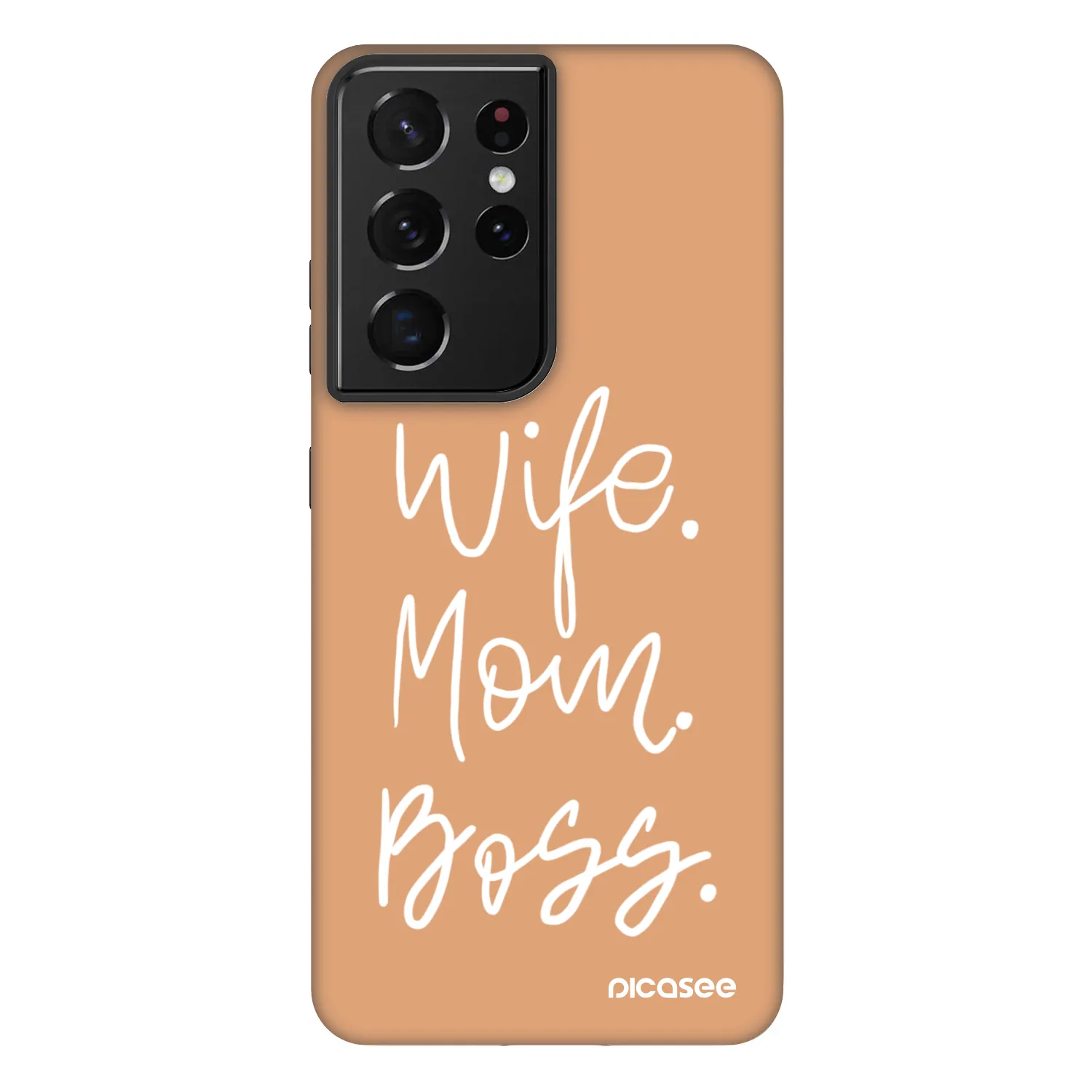 Picasee Fashion Case für Samsung Galaxy S21 Ultra 5G G998B - Boss Mama