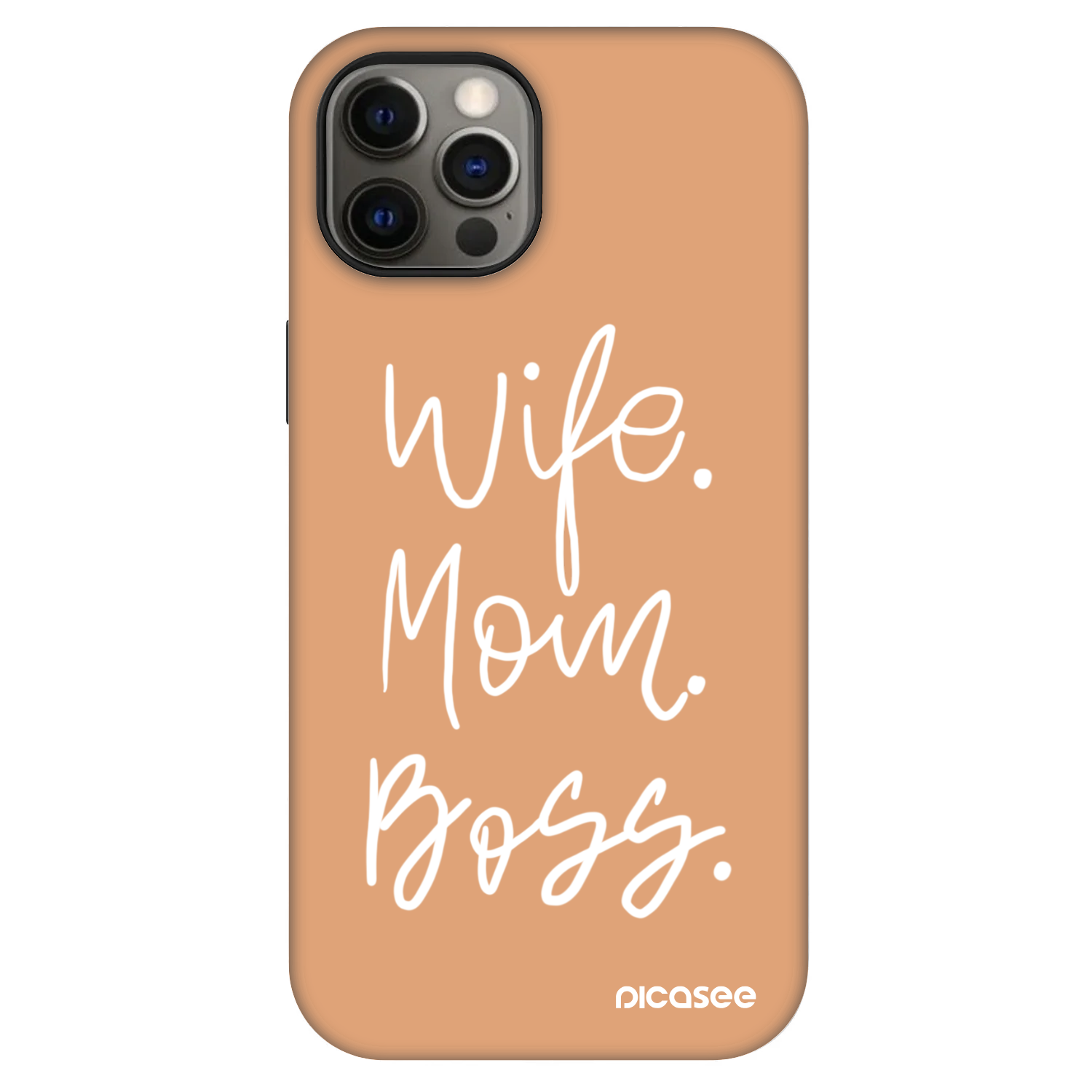 Picasee Fashion Case MagSafe für Apple iPhone 12 Pro - Boss Mama