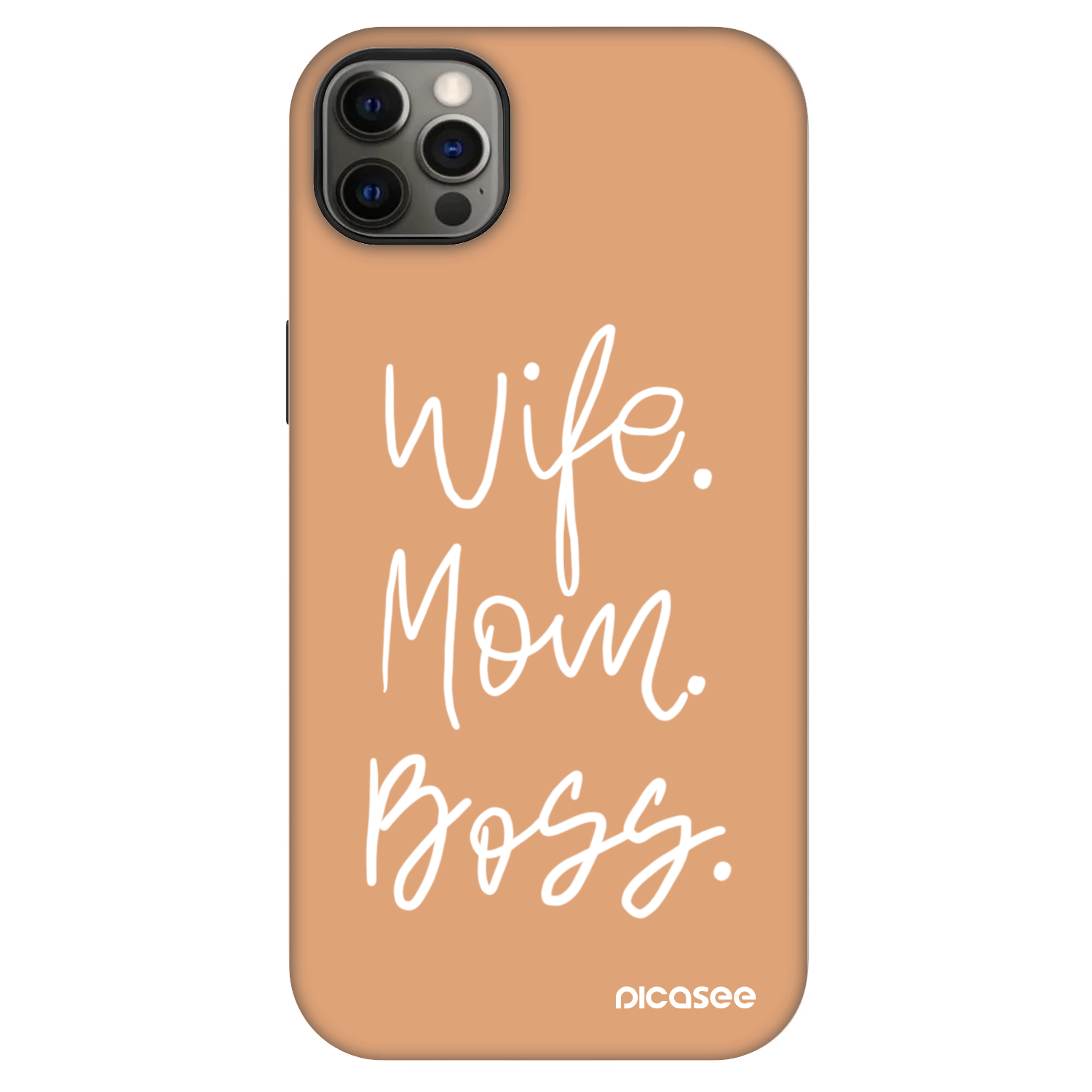 Picasee Fashion Case MagSafe für Apple iPhone 12 Pro Max - Boss Mama