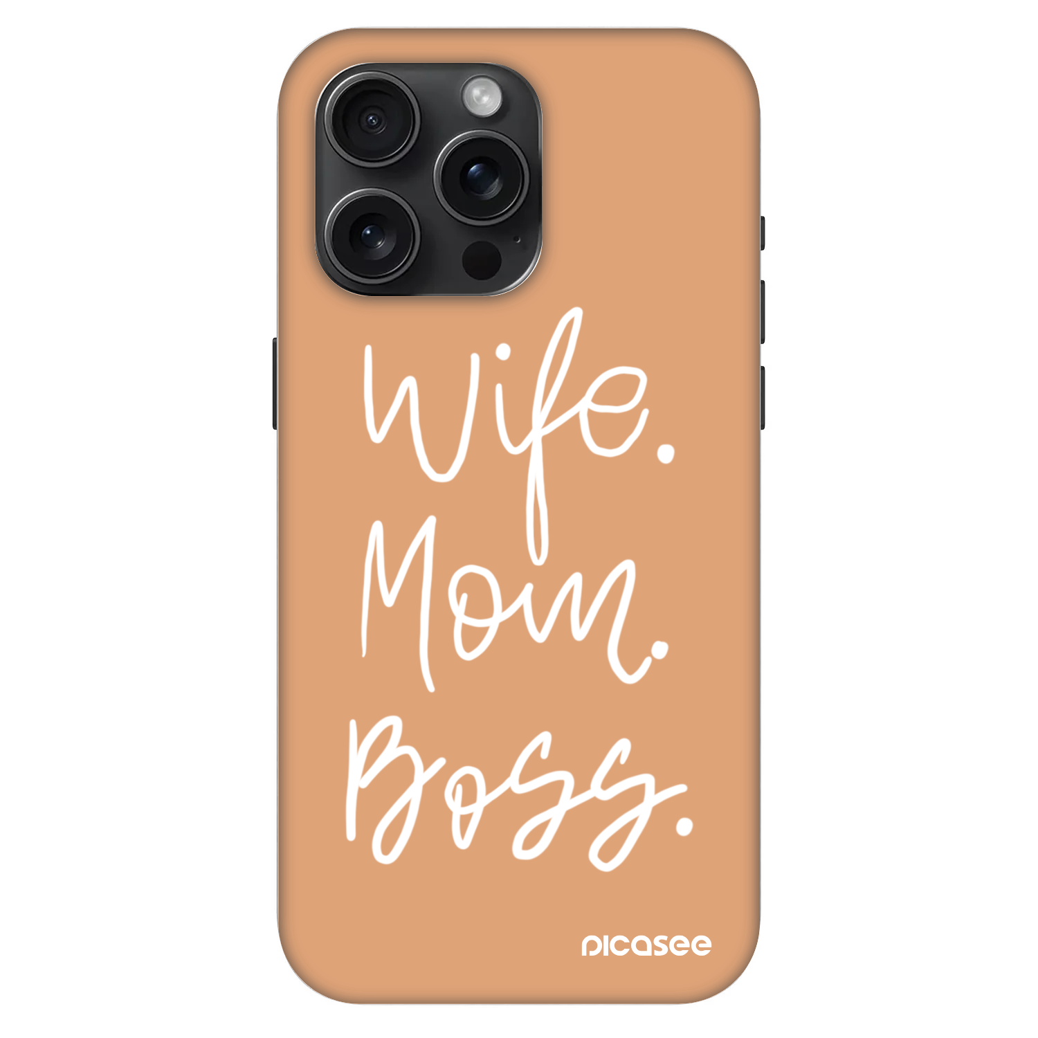 Picasee Fashion Case MagSafe für Apple iPhone 15 Pro Max - Boss Mama