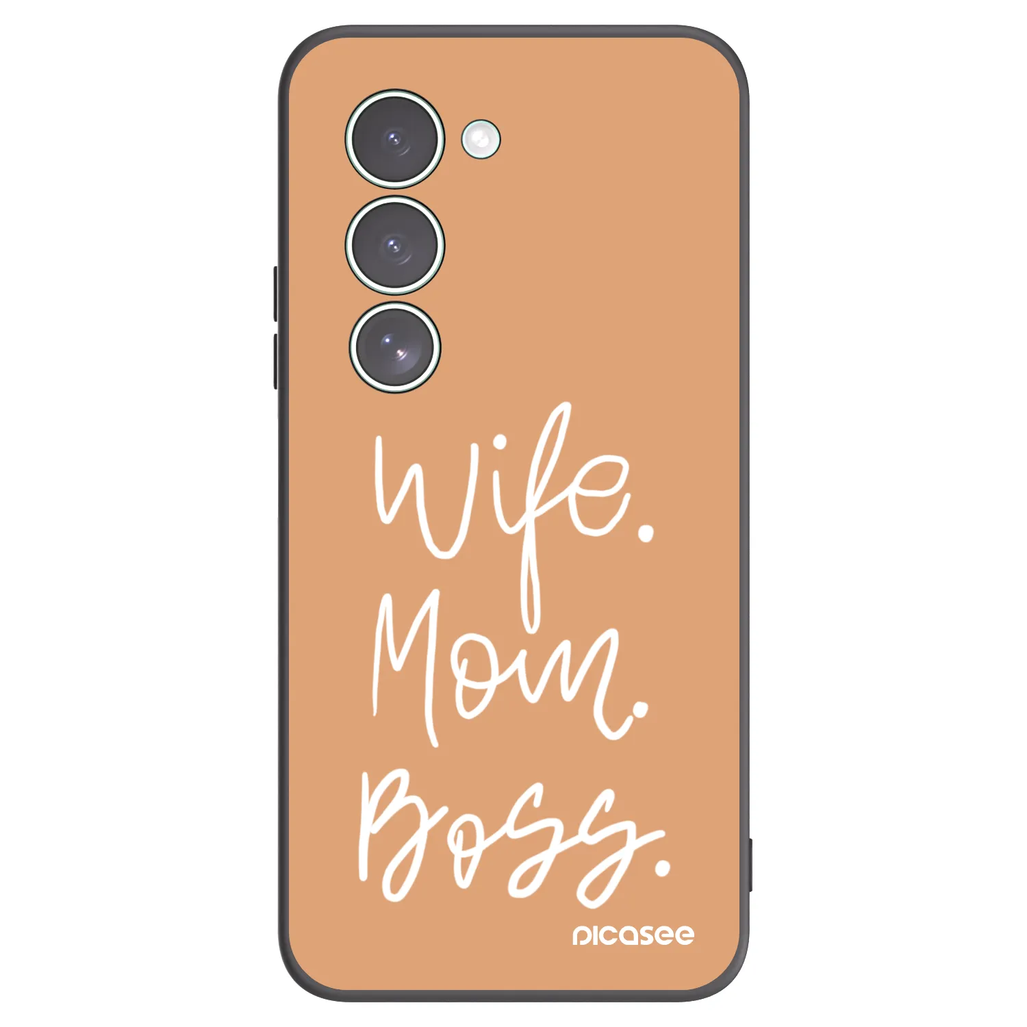 Picasee Xiaomi Redmi 15 5G Hülle - Schwarzes Silikon - Boss Mama