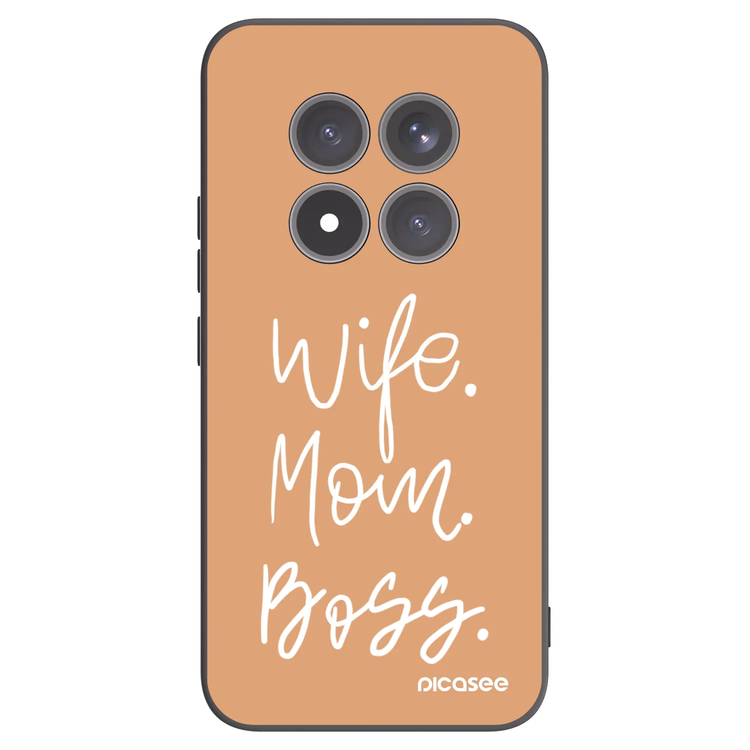 Picasee Xiaomi Redmi Note 15 Pro+ Hülle - Schwarzes Silikon - Boss Mama