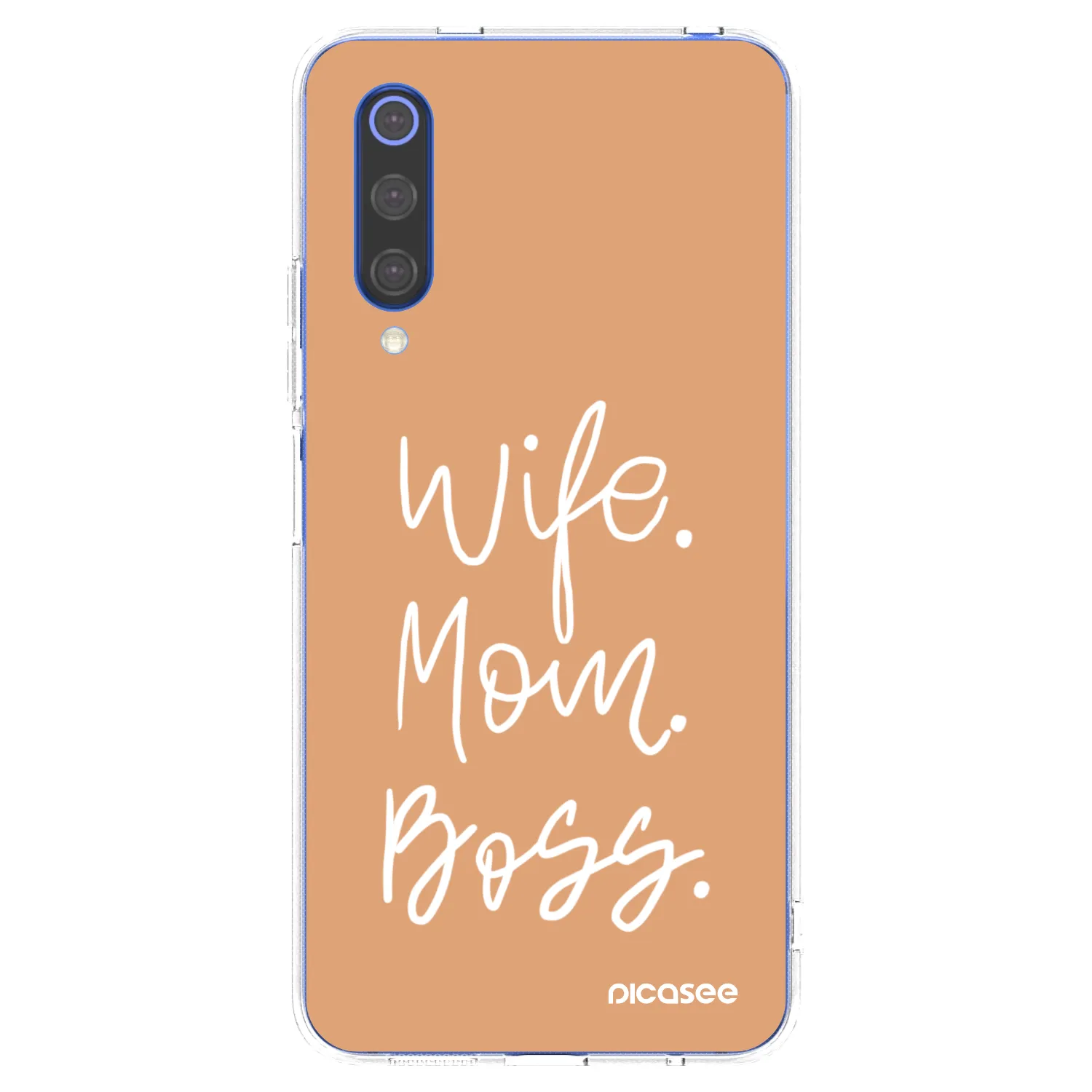 Picasee Xiaomi Mi 9 SE Hülle - Transparentes Silikon - Boss Mama