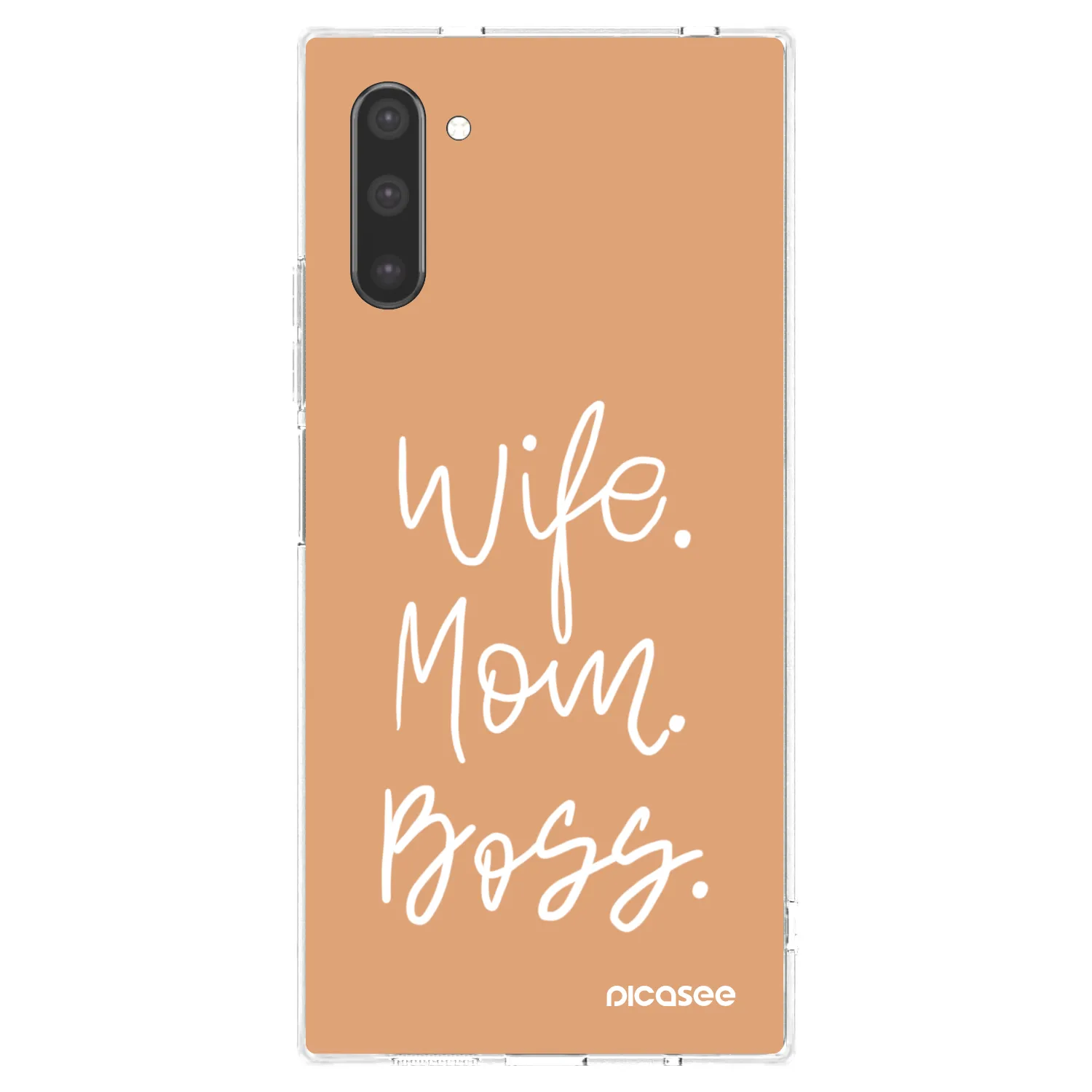 Picasee Samsung Galaxy Note 10 N970F Hülle - Transparentes Silikon - Boss Mama