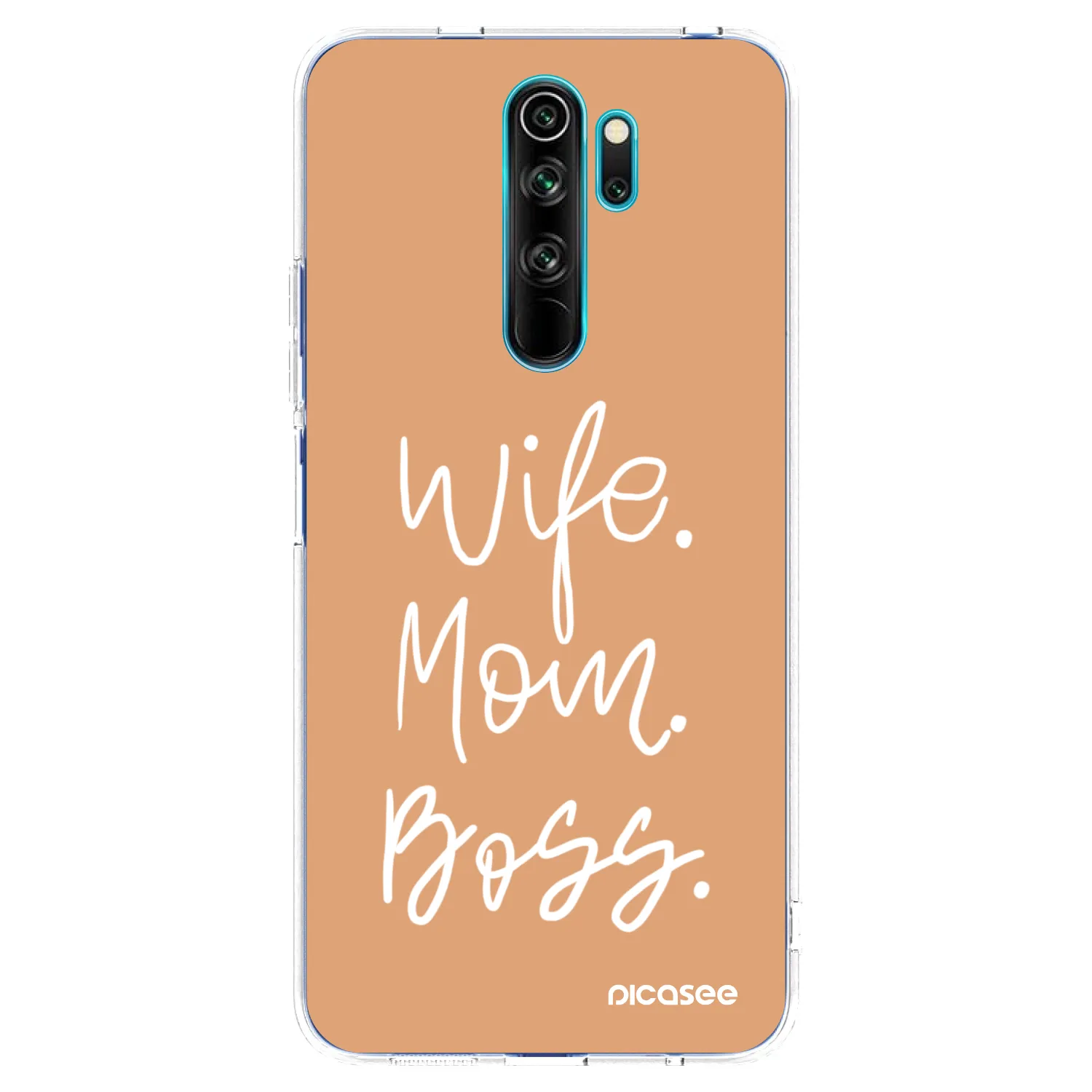 Picasee Xiaomi Redmi Note 8 Pro Hülle - Transparentes Silikon - Boss Mama
