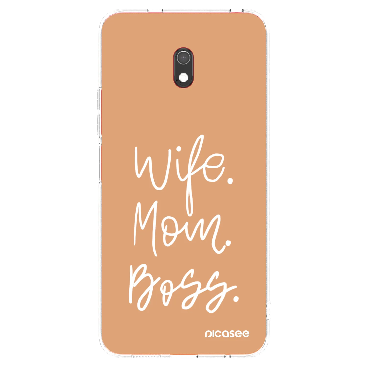 Picasee Xiaomi Redmi 8A Hülle - Transparentes Silikon - Boss Mama