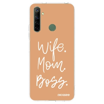 Picasee Realme 6i Hülle - Transparentes Silikon - Boss Mama