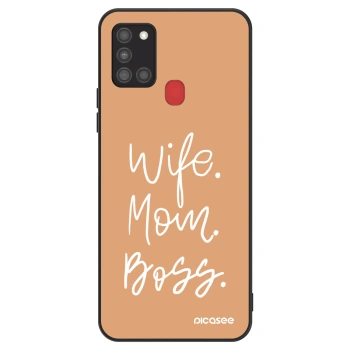 Hülle für Samsung Galaxy A21s - Boss Mama