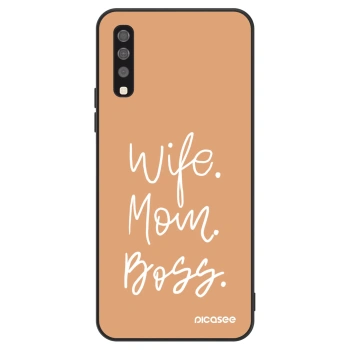 Hülle für Samsung Galaxy A70 A705F - Boss Mama
