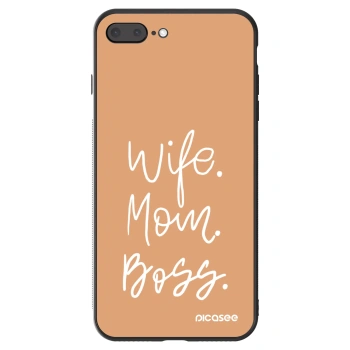 Hülle für Apple iPhone 8 Plus - Boss Mama
