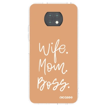 Picasee Xiaomi Redmi Note 9T Hülle - Transparentes Silikon - Boss Mama