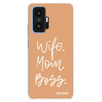 Picasee Xiaomi 11T Hülle - Transparentes Silikon - Boss Mama
