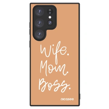 Picasee ULTIMATE CASE für Samsung Galaxy S23 Ultra 5G - Boss Mama