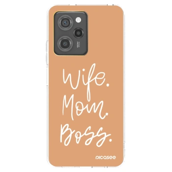 Picasee Xiaomi Poco X5 Pro Hülle - Transparentes Silikon - Boss Mama