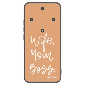 Picasee Honor Magic5 Lite 5G Hülle - Schwarzes Silikon - Boss Mama