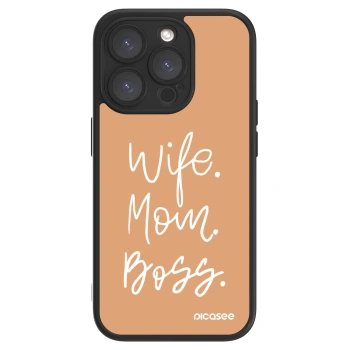Picasee ULTIMATE CASE für Apple iPhone 15 Pro - Boss Mama
