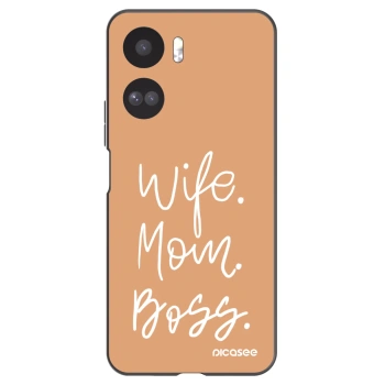 Picasee Honor 90 Lite 5G Hülle - Schwarzes Silikon - Boss Mama