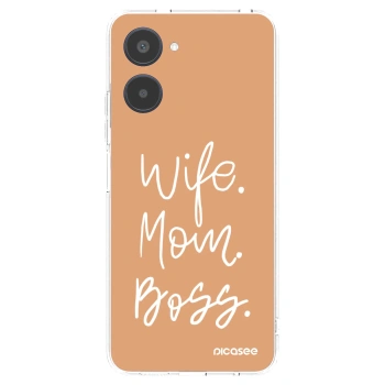 Picasee Realme 10 4G Hülle - Transparentes Silikon - Boss Mama