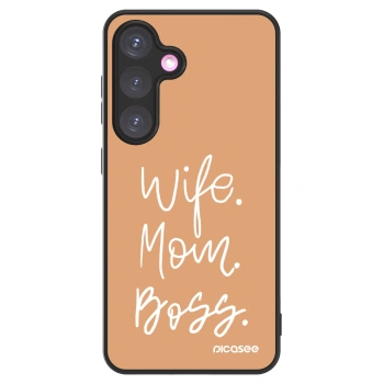 Picasee ULTIMATE CASE PowerShare für Samsung Galaxy S24+ S926B 5G - Boss Mama