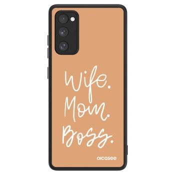 Picasee ULTIMATE CASE PowerShare für Samsung Galaxy S20 FE - Boss Mama
