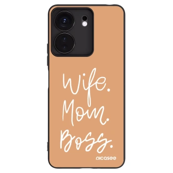 Picasee Xiaomi Redmi 13C 4G Hülle - Schwarzes Silikon - Boss Mama